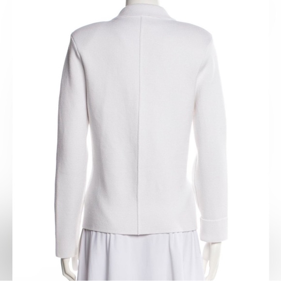 L'Agence Sofia White Knit Blazer NWOT - Picture 11 of 12